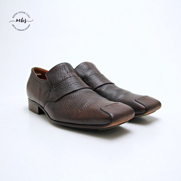 Mark‎ Nason Vintage Men\'s Vero Cuoio Square Loafers in Brown Men Size 10 main image 13